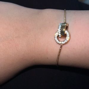 Swarovski Hollow adjustable bracelet